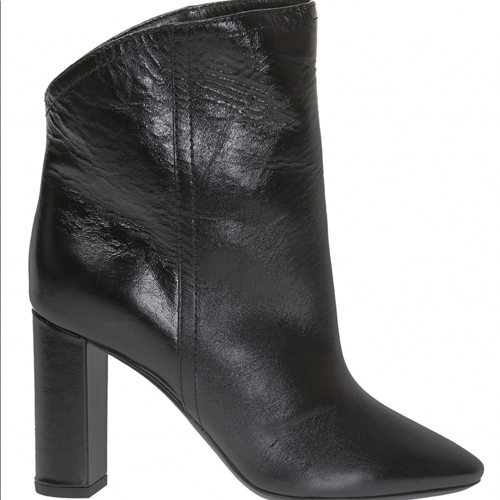 Saint Laurent Cowgirl Heeled Ankle Boot Western
